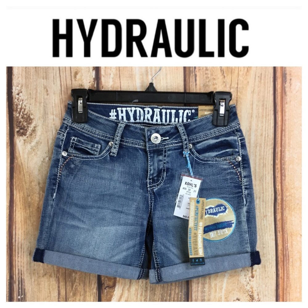 💸NWT Hydraulic denim shorts in size 1/2